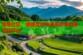 海角社区：便捷互动与资源共享的多功能平台