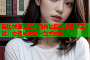 连接邻里生活，海角社区为您提供互动、交易与服务一站式体验