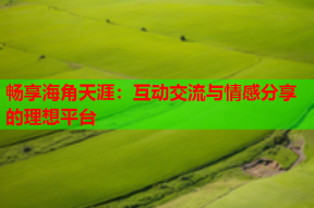 畅享海角天涯：互动交流与情感分享的理想平台
