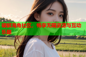 破解海角社区，畅享无限资源与互动乐趣
