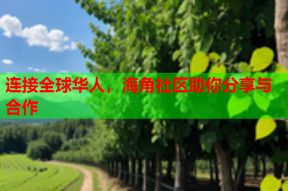 连接全球华人，海角社区助你分享与合作