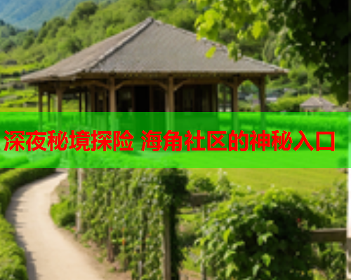 深夜秘境探险 海角社区的神秘入口  第2张