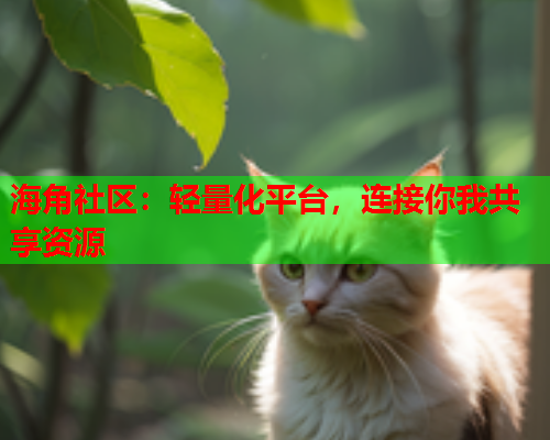 海角社区：轻量化平台，连接你我共享资源  第2张
